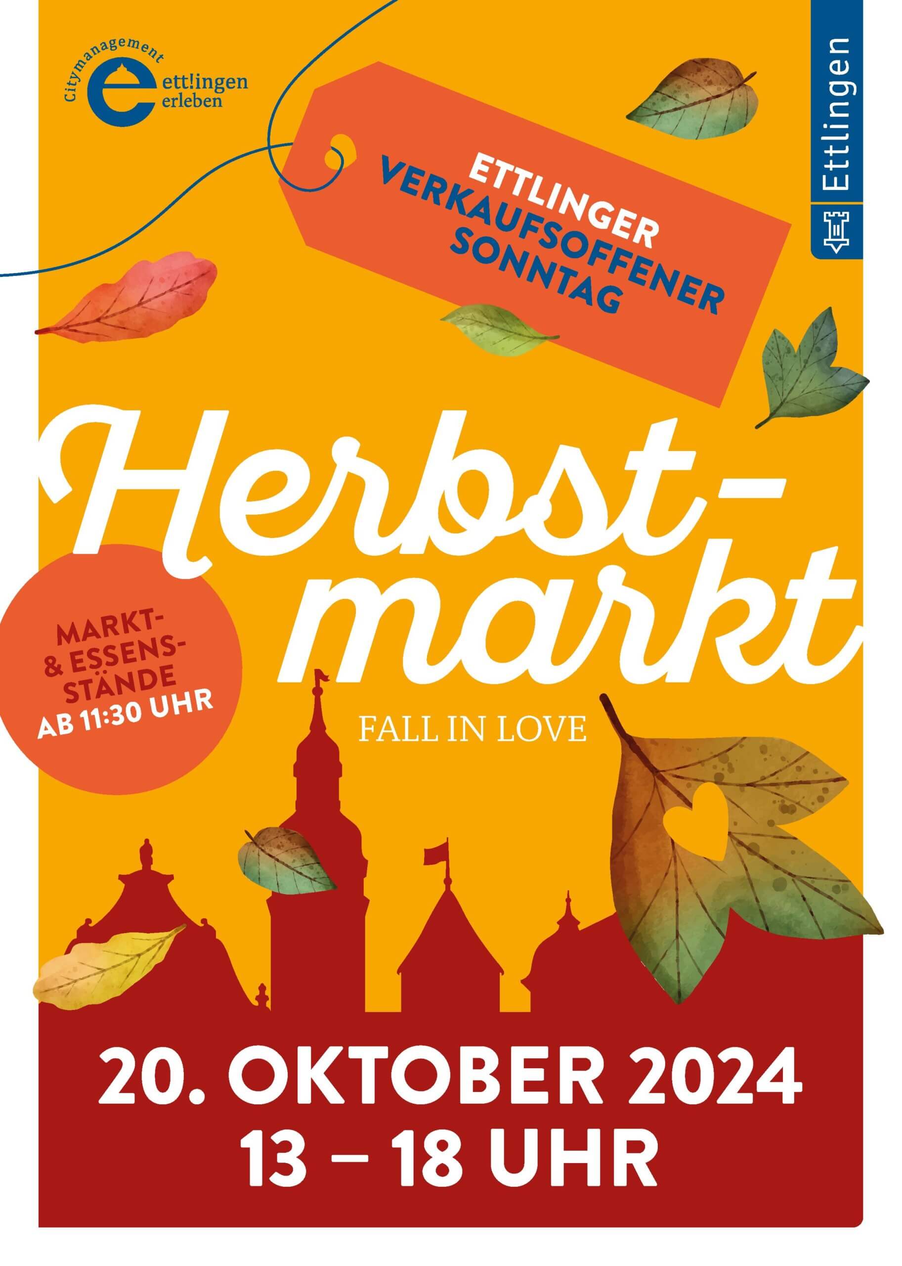 Herbstmarkt mit verkaufsoffenem Sonntag in Ettlingen